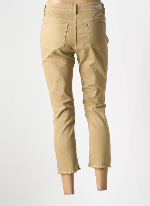 Pantalon slim bej SIGNE NATURE femeie