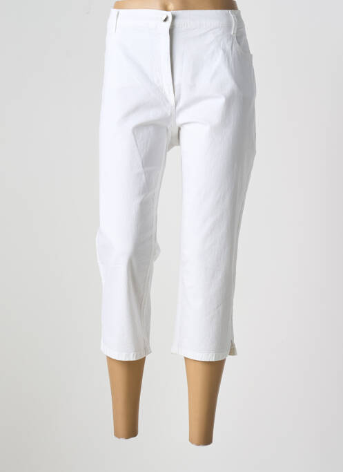 Pantalon trei sferturi elasticitate mărime normală alb BETTY BARCLAY femme