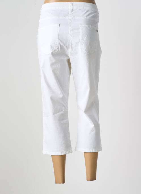 Pantalon trei sferturi elasticitate mărime normală alb BETTY BARCLAY femme