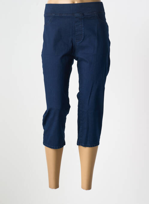 Pantalon trei sferturi albastru KANOPE femeie