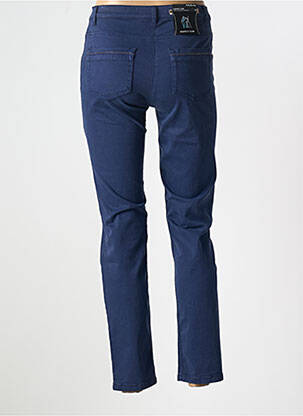 Pantalon slim țesătură poplin mărime normală albastru BETTY BARCLAY femeie
