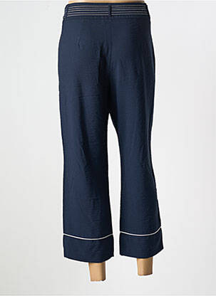 Pantalon 7/8 țesătură poplin mărime normală albastru BETTY BARCLAY femeie