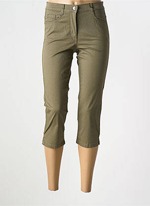 Pantalon trei sferturi elasticitate mărime normală verde BETTY BARCLAY femeie