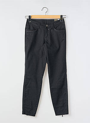Pantalon slim țesătură poplin mărime normală negru STREET ONE femeie