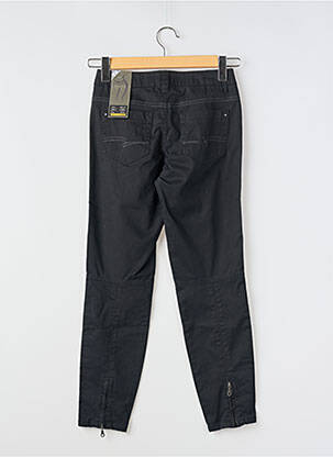 Pantalon slim țesătură poplin mărime normală negru STREET ONE femeie