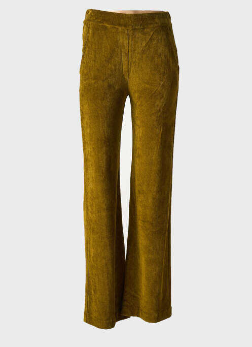 Pantalon drept verde MAJESTIC FILATURES femeie