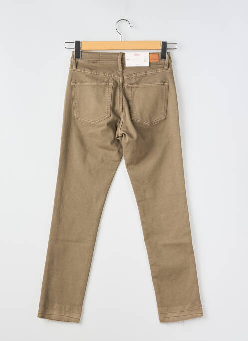 Blugi cu croială slim verde S.OLIVER femeie