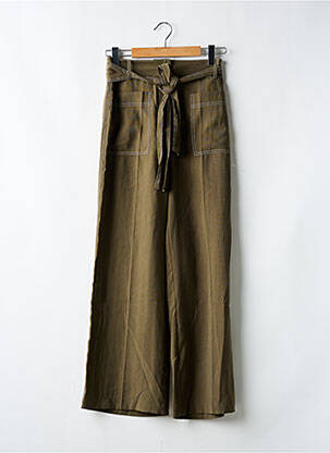 Pantalon larg verde LA FEE MARABOUTEE femeie