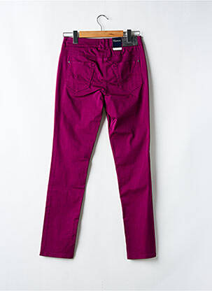 Pantalon slim țesătură poplin mărime normală violet ATELIER GARDEUR femeie