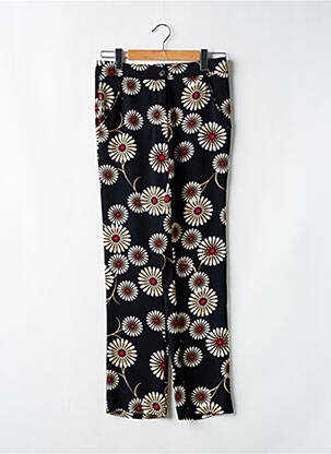 Pantalon drept țesătură crep mărime normală negru SIGNE NATURE femeie
