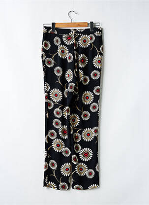 Pantalon drept țesătură crep mărime normală negru SIGNE NATURE femeie