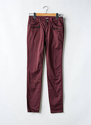 Pantalon slim talie joasă talie joasă roșu STREET ONE femeie