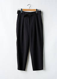 Pantalon chino închidere cu fermoar sub clapetă cu cârlig talie înaltă negru BETTY BARCLAY femeie