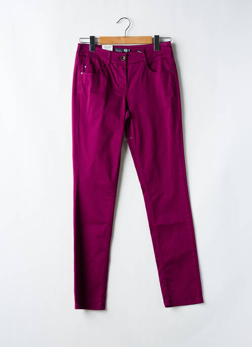 Pantalon slim violet ATELIER GARDEUR femeie