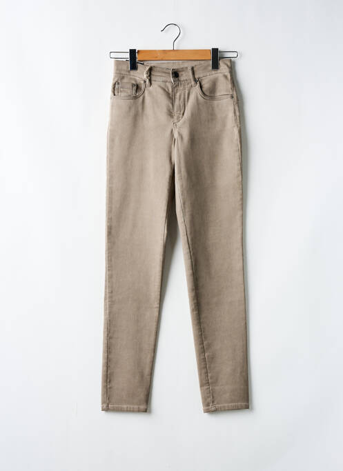 Blugi cu croială slim maro ANNA MONTANA femeie