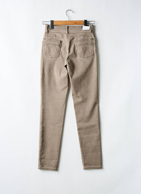 Blugi cu croială slim maro ANNA MONTANA femeie