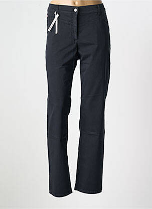 Pantalon slim țesătură poplin mărime normală albastru GERRY WEBER femeie
