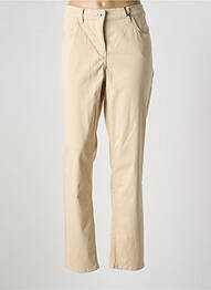 Pantalon slim țesătură poplin mărime normală bej GERRY WEBER femme
