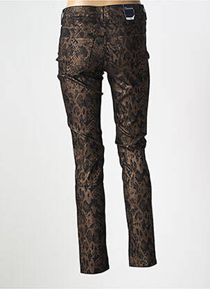 Pantalon slim țesătură poplin mărime normală maro ATELIER GARDEUR femeie