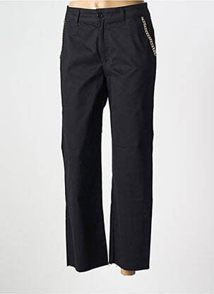 Pantalon 7/8 țesătură poplin mărime normală negru LIU JO femeie