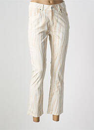 Pantalon 7/8 elasticitate mărime normală bej SIGNE NATURE femeie