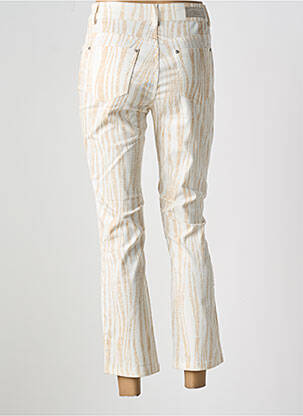 Pantalon 7/8 elasticitate mărime normală bej SIGNE NATURE femeie