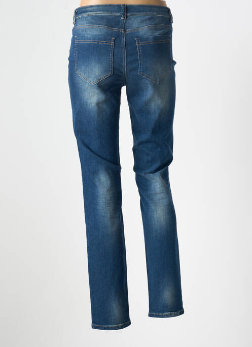 Blugi cu croială slim albastru TAIFUN femeie