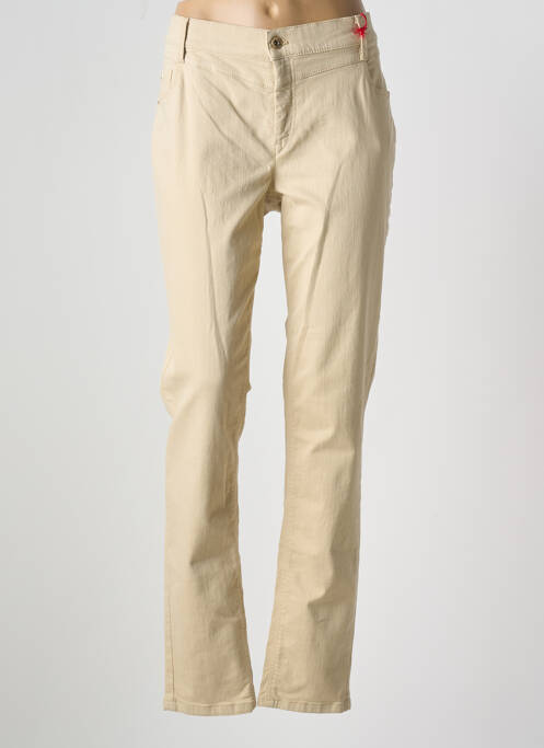 Blugi cu croială slim bej ATELIER GARDEUR femeie