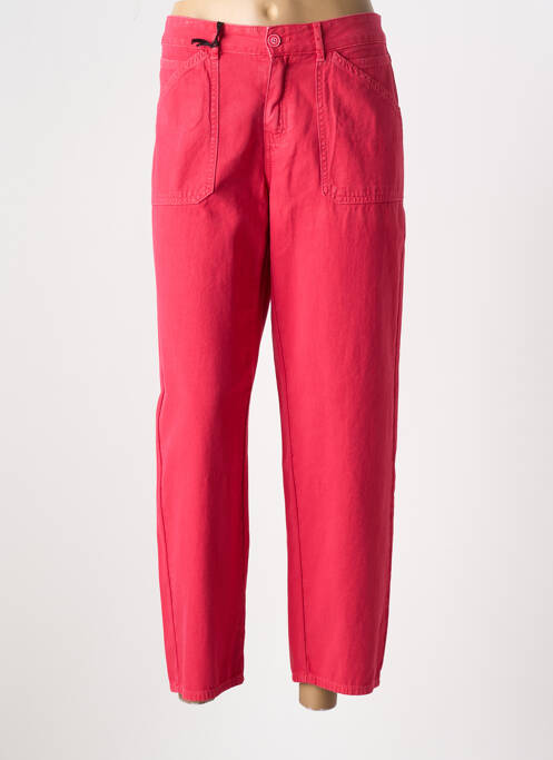 Blugi cu croială dreaptă roșu FIVE femeie