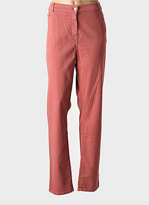 Blugi cu croială dreaptă roșu GEVANA femeie