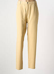 Pantalon drept elasticitate mărime normală bej SAINT HILAIRE femme