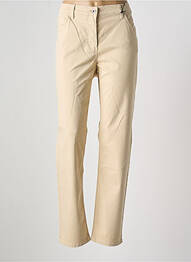 Pantalon slim țesătură poplin mărime normală bej GERRY WEBER femme