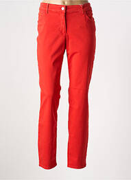 Pantalon slim țesătură poplin mărime normală roșu GERRY WEBER femme