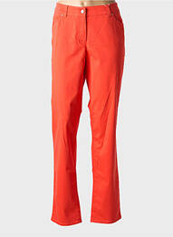 Pantalon drept elasticitate mărime normală portocaliu GERRY WEBER femme