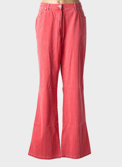 Blugi cu croială evazată roșu PERSONA femeie