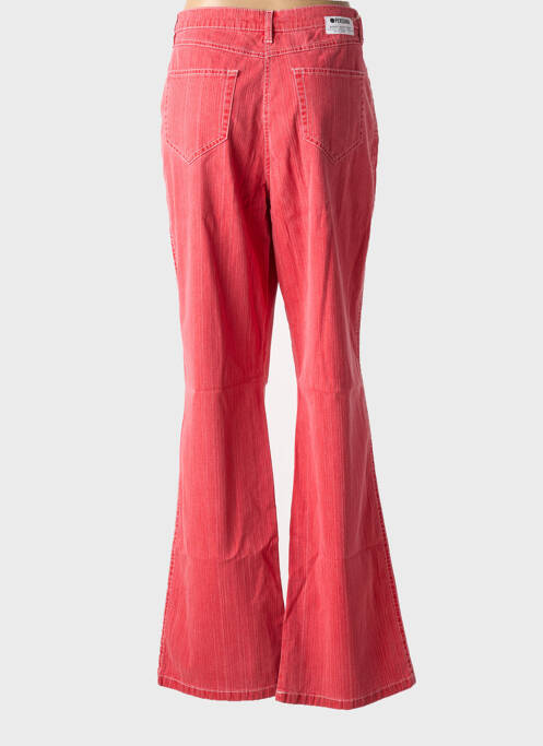 Blugi cu croială evazată roșu PERSONA femeie