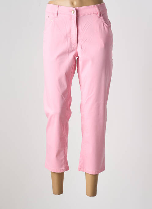 Pantalon trei sferturi roz ZERRES femeie