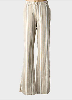 Blugi cu croială evazată maro PERSONA femeie