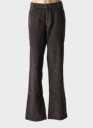 Pantalon drept elasticitate mărime normală maro BRUNO SAINT HILAIRE femeie