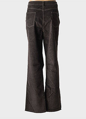 Pantalon drept elasticitate mărime normală maro BRUNO SAINT HILAIRE femeie
