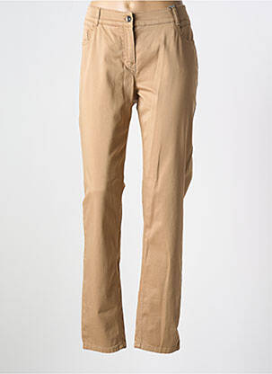 Pantalon slim maro ATELIER GARDEUR femeie