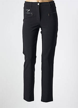 Pantalon slim țesătură poplin mărime normală negru BETTY BARCLAY femeie