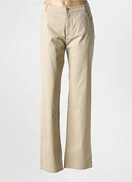 Pantalon drept țesătură poplin mărime normală bej BETTY BARCLAY femme