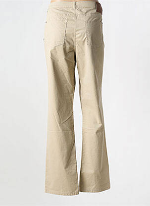 Pantalon drept țesătură poplin mărime normală bej BETTY BARCLAY femeie