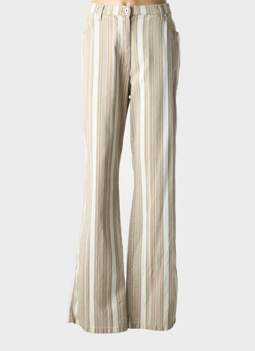 Blugi cu croială evazată maro PERSONA femeie