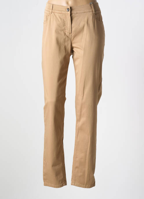 Pantalon slim maro ATELIER GARDEUR femeie