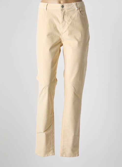 Pantalon slim bej KANOPE femeie