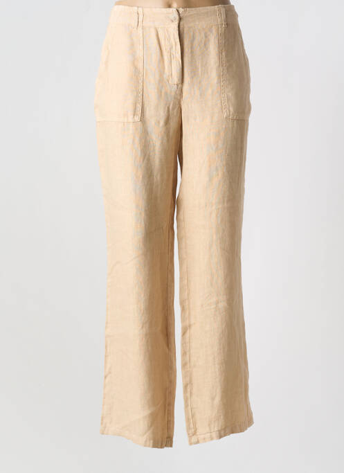 Pantalon drept bej SIGNE NATURE femeie