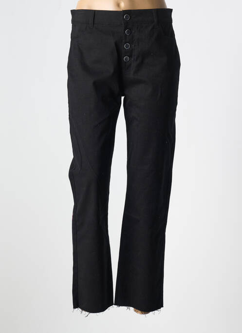 Blugi cu croială slim negru MUS & BOMBON femeie