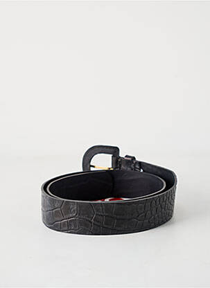 Curea efect material satinat negru ESPRIT femeie